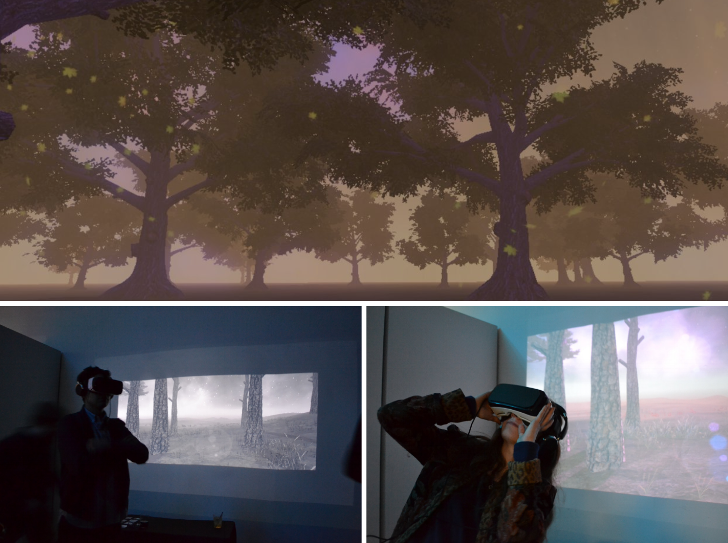 Soft Dissolve VR environment still: enveloping diffuse space